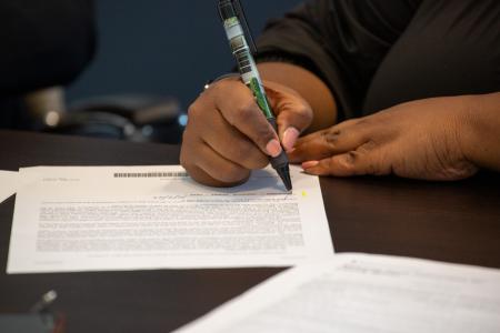 Signing Papers