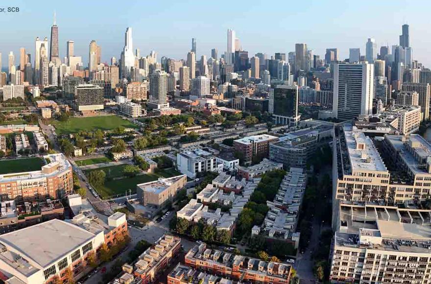 Ariel view of Cabrini - Cabrini NOW